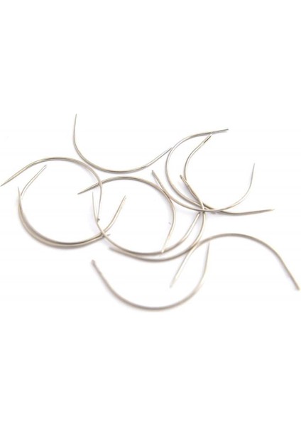 El Dikiş Iğnesi 5 Inç, 10 Adet, Güçlü ve Dayanıklı Dikiş Aleti