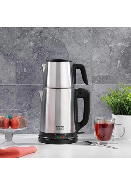 1800 W Paslanmaz Çelik Çay Makinesi, Şık ve Dayanıklı Tasarım