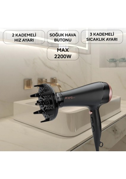 Saç Kurutma Makinesi, 2200W, Pembe, 4 Yıl Garanti modelleri