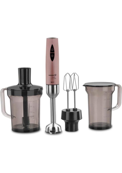 Pembe Vertex Mega Blender Set A445-05, Güçlü ve Şık Mutfak Cihazı
