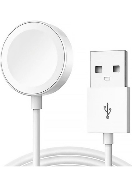 Apple Watch Ultra 3 49MM ile Uyumlu USB Manyetik Şarj Kablosu 1 Metre - FC017