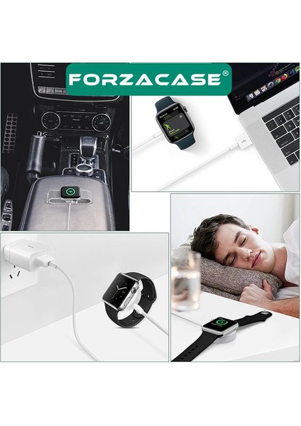 Apple Watch Ultra 3 49MM ile Uyumlu USB Manyetik Şarj Kablosu 1 Metre - FC017 fırsatları