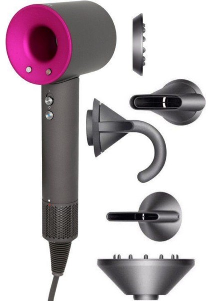 5 Fonksiyonlu Güçlü Saç Kurutma ve Fön Makinesi, Siyah Renk fiyatları