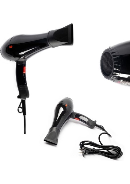 Profesyonel Fön Makinesi Maksimum Güç Siyah LK-4200