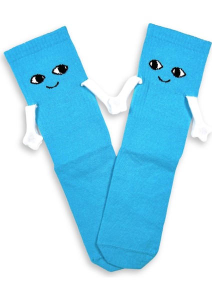 Mıknatıslı El Ele Tutuşan Çorap, Unisex Arkadaşlık,sevgili,komik Çorap