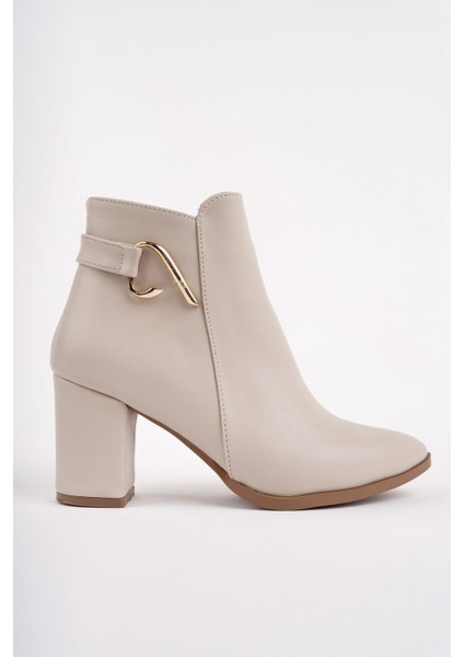 Fortis Sivri Burun Toka Detaylı Fermuarlı Kalın Topuklu Kadın Bot modelleri