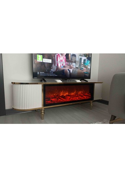 Şömineil Tv Ünitesi Tv Sehpa