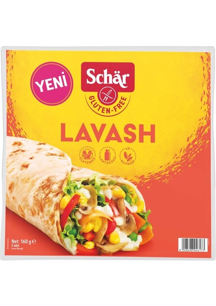 Lavash Glutensiz 160 gr (80GR*2) Lavaş Ekmeği