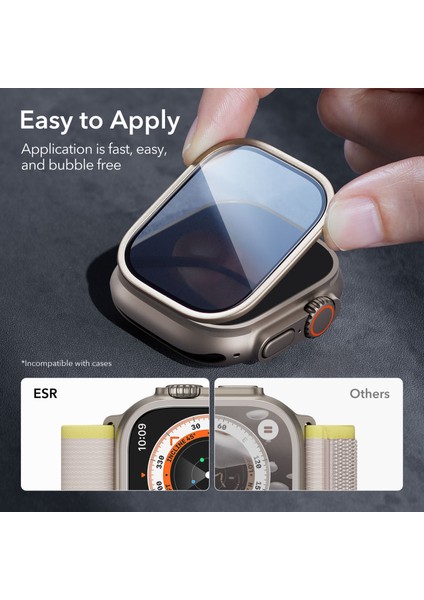 Apple Watch Ultra Armorite Cam Ekran Koruyucu 2 adet modelleri