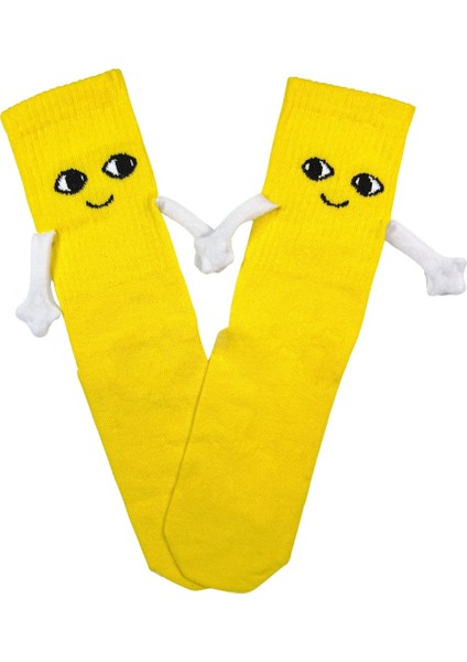 Mıknatıslı El Ele Tutuşan Çorap, Unisex Arkadaşlık,sevgili,komik Çorap