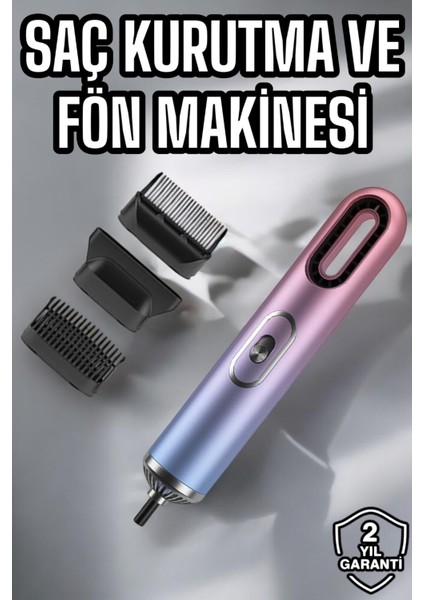3 Başlıklı Çok Renkli Güçlü Saç Kurutma Makinesi