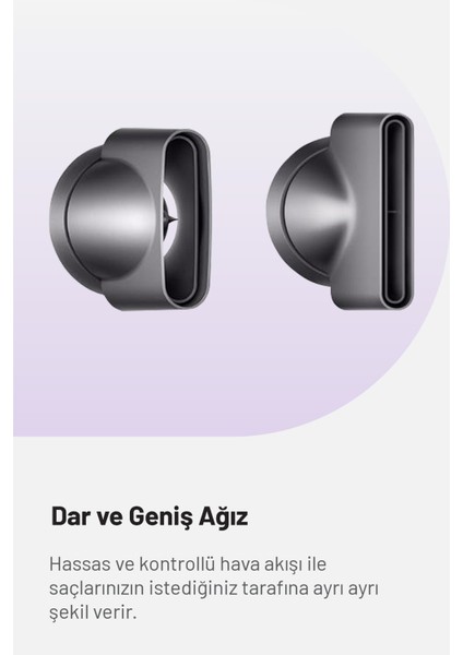 Yüksek Performanslı Çok Başlıklı Saç Kurutma Cihazı Mor Renkli fiyatları