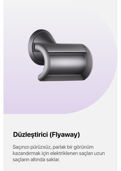 Yüksek Performanslı Çok Başlıklı Saç Kurutma Cihazı Mor Renkli indirimleri