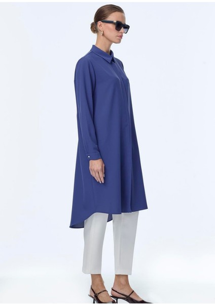 Gizli Düğme Detaylı Tunik T-0767 indirimleri