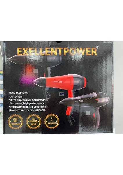 Kırmızı Fön Makinesi, Güçlü ve Şık Tasarım, Hızlı Kurutma Özelliği modelleri