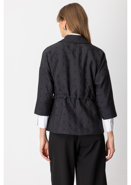 Kadın Beli Ipli Kapitone Ceket 62500 Siyah fırsatları