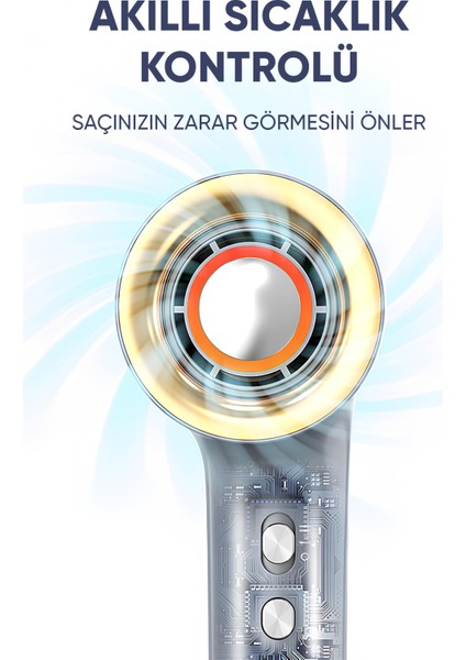 1800W Negatif Iyon Saç Kurutma Makinesi, Şık Lacivert, Başlık ile Birlikte modelleri