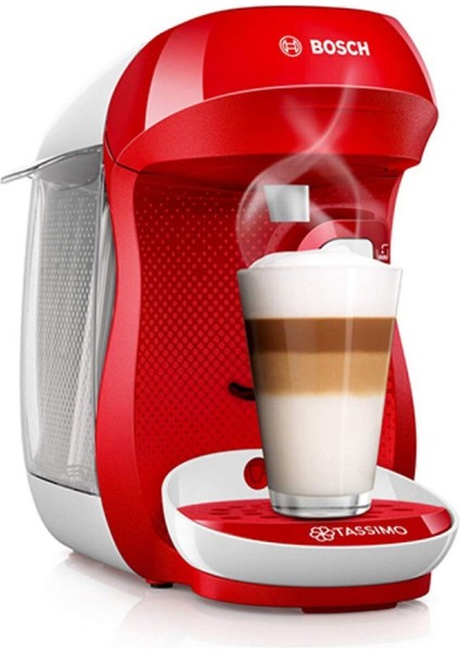 Kırmızı Kapsüllü Kahve Makinesi, Kolay Kullanım ve Şık Tasarım