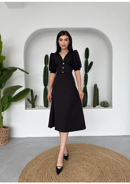 Eyesof Linda Midi Elbise