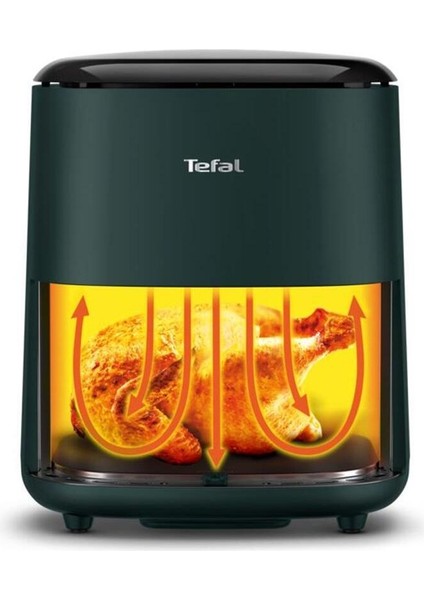 10 Programlı Az Yağlı Fritöz, 5 Litre, Siyah, Sağlıklı ve Pratik Kullanım