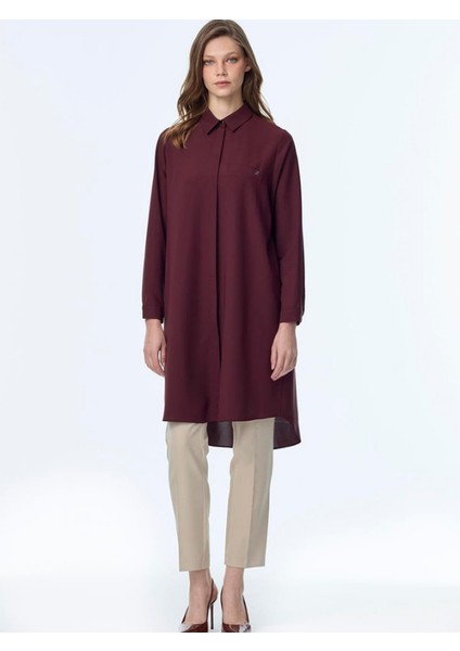 Gizli Düğme Detaylı Tunik T-0767 fırsatları