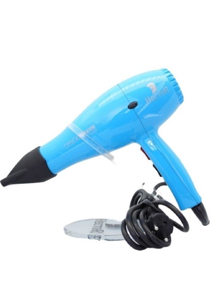 Güçlü 3500 Turbo Fön Makinesi 2400 Watt, Mavi, Hızlı ve Etkili Kuruluk Sağlar