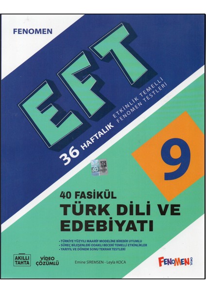 Fenomen 9.sınıf Eft Türk Dili ve Edebiyatı Fasikül Testleri