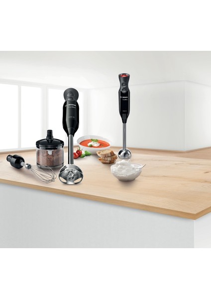 Ergomixx 1000W El Blender Seti, Şık Siyah Tasarım, Güçlü Performans, Kolay Kullanım fırsatları