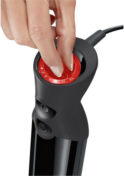 Ergomixx 1000W El Blender Seti, Şık Siyah Tasarım, Güçlü Performans, Kolay Kullanım