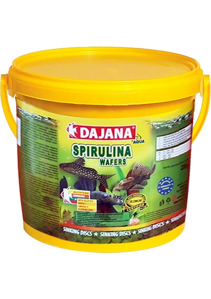 Wizard Dajana Spirulina Wafers Yem Kova 5000 ml 2200 gr