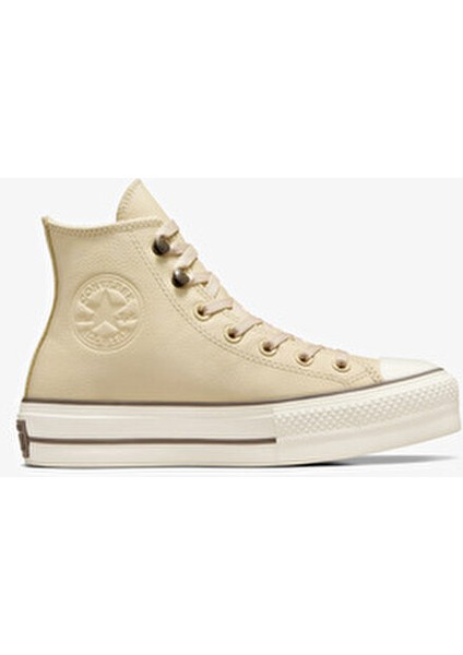 Chuck Taylor All Star LIFT Kadın Spor Ayakkabı Suya Dayanıklı Deri Konforlu Tasarım