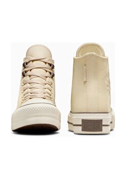 Chuck Taylor All Star LIFT Kadın Spor Ayakkabı Suya Dayanıklı Deri Konforlu Tasarım