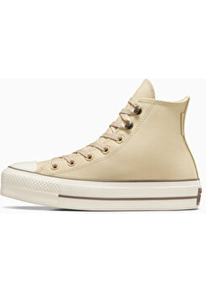 Chuck Taylor All Star LIFT Kadın Spor Ayakkabı Suya Dayanıklı Deri Konforlu Tasarım