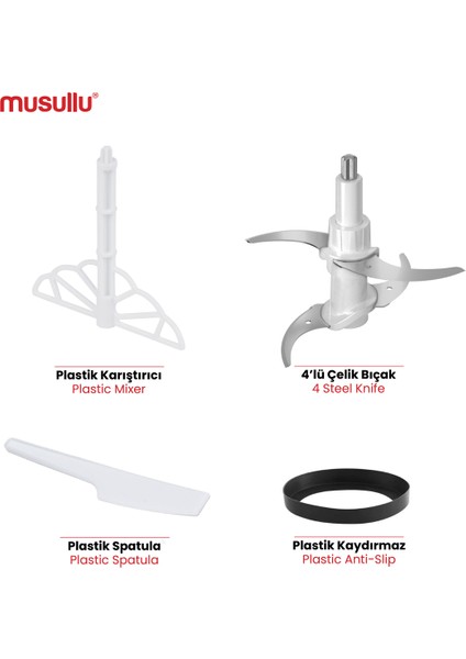 2 Litre Dokunmatik Doğrayıcı ve Öğütücü, Metalik, Pratik ve Şık Tasarım modelleri