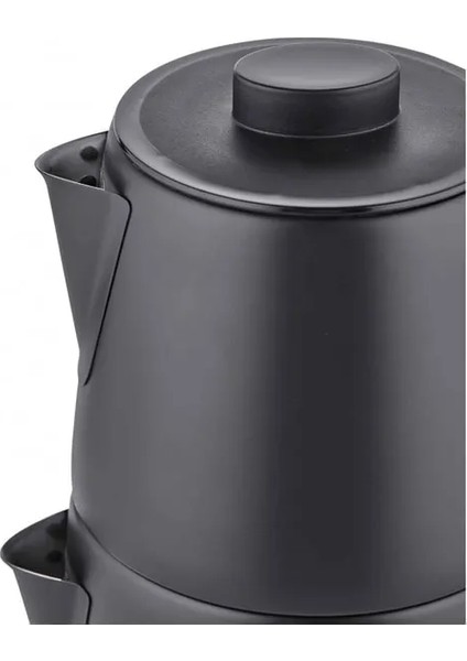 Şık ve Kullanışlı Mat Siyah Çay Makinesi ile Lezzetli Çaylar Hazırlayın