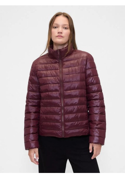 791284002 V-Frch Logo Lw Puffer Jkt Kadın Mont