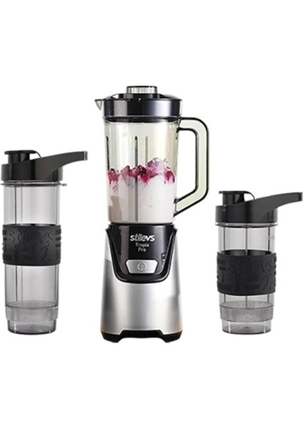 Taşınabilir Kişisel Blender, Şık Gümüş Renk, Hızlı ve Pratik Kullanım