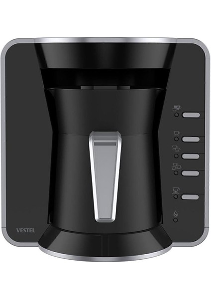 Gri Sade Kahve Makinesi, Pratik ve Şık Tasarım, Kolay Kullanım