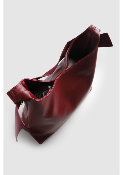 Lagraccio Paris Kadın Büyük Boy Salaş Omuz Çantası Bordo fiyatları