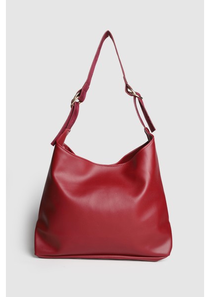 Lagraccio Paris Kadın Büyük Boy Salaş Omuz Çantası Bordo modelleri