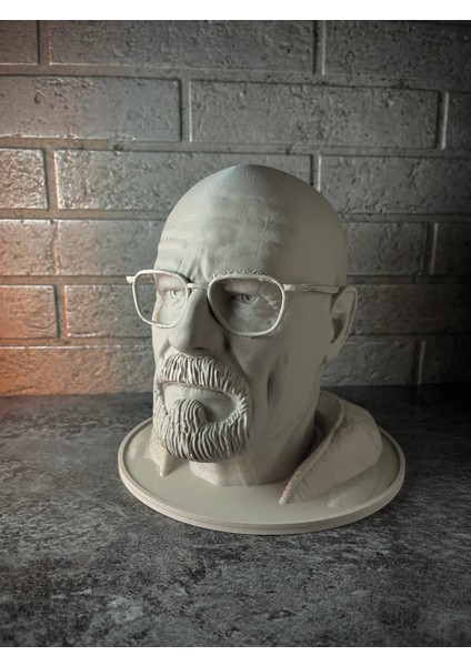 Walter White Headphone Stand – Breaking Bad Büst & Kulaklık Standı 3D Baskı | CRAFTSY3D fiyatları