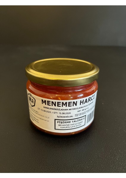 Katkısız Doğal Menemen Harcı 300 gr x 6