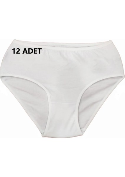Işıl Iç Giyim Kadın Bato - Külot - 12 Adet - Beyaz