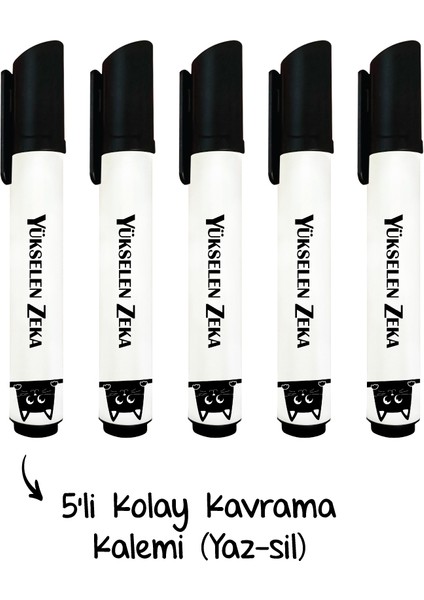 Kolay Kavrama Kalemi 5’li (Yaz-Sil)