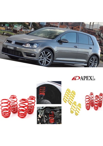 Vw Golf 7.5 2017-2020 Apexi 4.5 cm Spor Yay