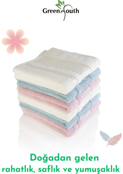 Bambu 6'lı Lüks El ve Yüz Havlusu Seti +1 Hediye – Yüksek Emici, Doğal ve Antibakteryel 85*50 modelleri