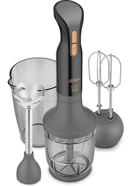 Ergonomik El Blender Seti, 1500W, Siyah, Güçlü ve Şık Tasarım fiyatları