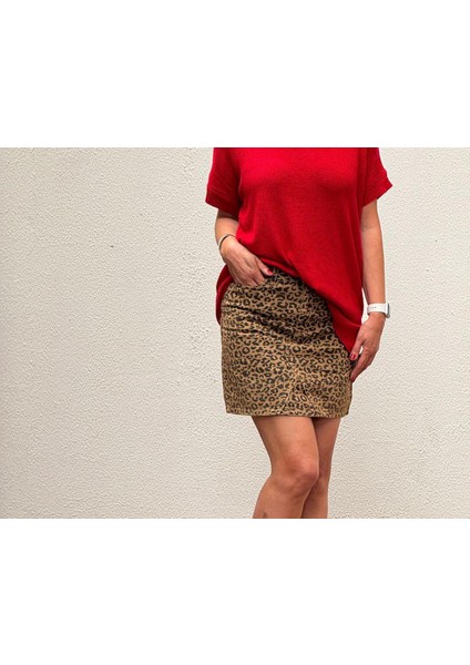 Kot Etek Leopar Desen