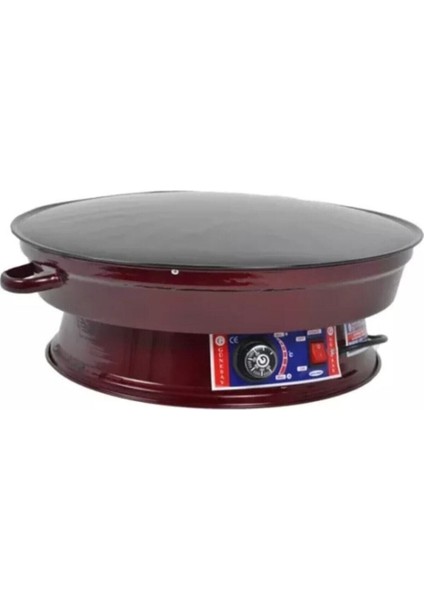 Bordo Renkli Elektrikli Katmer Sacı, Pratik ve Şık Mutfak Aleti