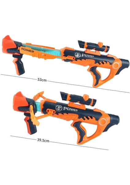 Power Foam Top Atarlı Yaylı Tüfek 12 Adet Yumuşak Mermi Oyuncak Silah indirimleri